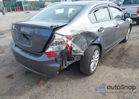 2012 Honda Civic Ex из США, поврежденный, VIN 2HGFB2F82CH313615